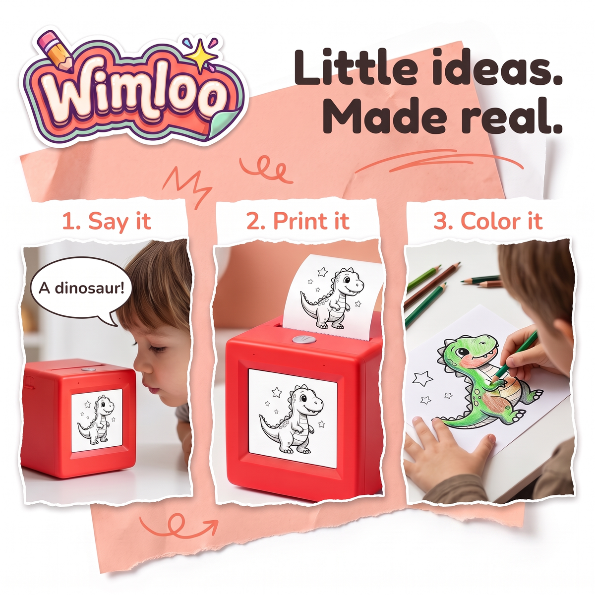 Wimloo™ AI Voice Sticker Printer