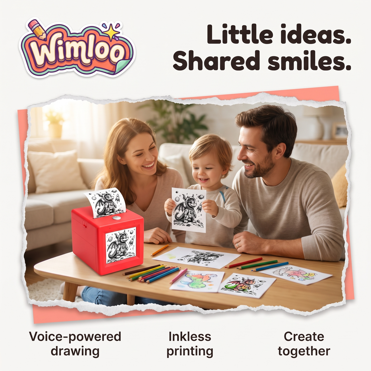 Wimloo™ AI Voice Sticker Printer