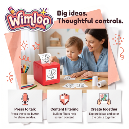 Wimloo™ AI Voice Sticker Printer